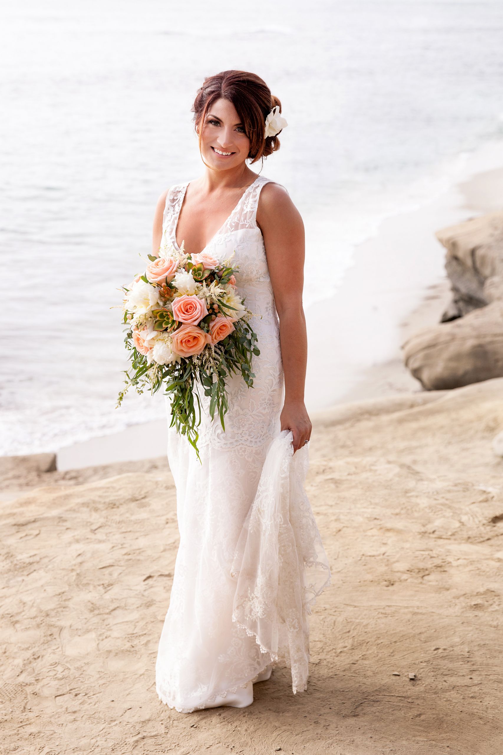 Beach Wedding Hair
 Bridal Hair & Makeup for The Ultimate Beach Wedding in San