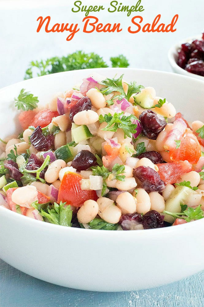 Bean Recipes Vegan
 Navy Beans Salad Recipe Vegan