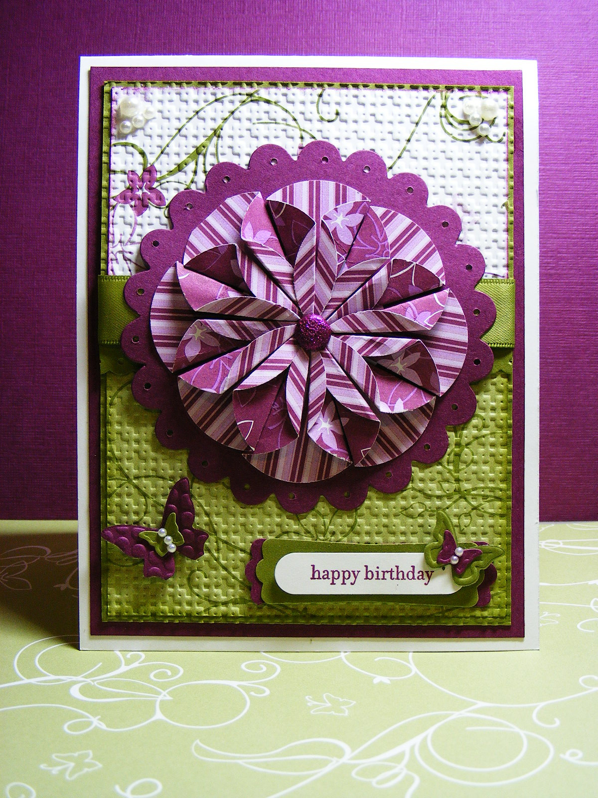 Beautiful Birthday Cards
 A La Cards Beautiful Birthday Card