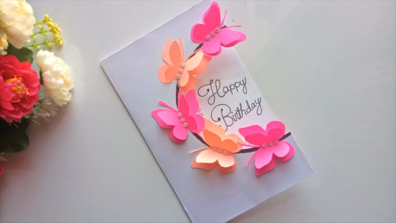 Beautiful Birthday Cards
 Beautiful Handmade Birthday card idea DIY Greeting Pop