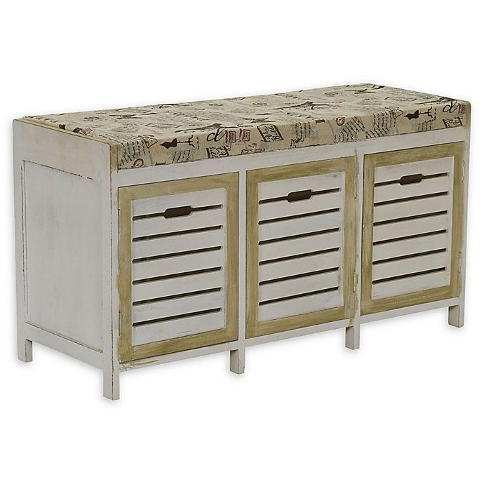 Bed Bath Beyond Storage Bench
 Household Essentials Entryway Storage Bench