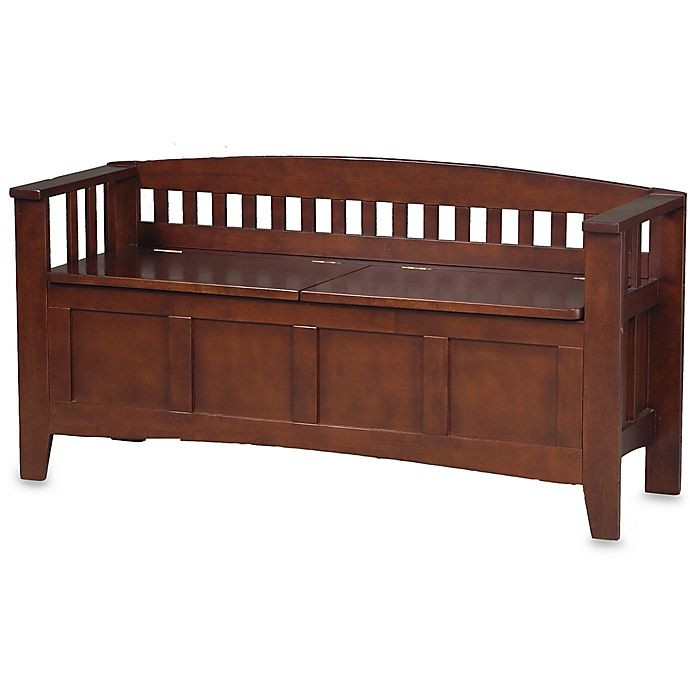 Bed Bath Beyond Storage Bench
 Wengate Split Seat Storage Bench