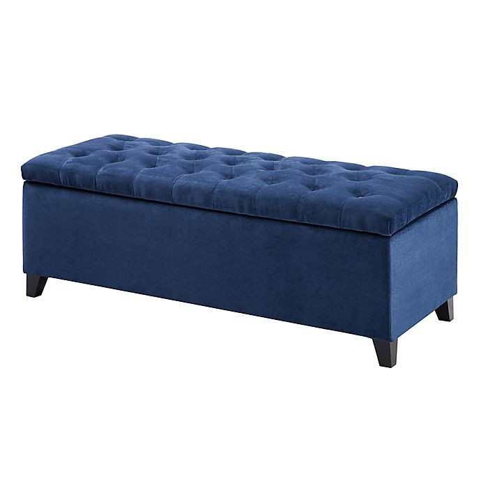 Bed Bath Beyond Storage Bench
 Madison Park Shandra Storage Bench