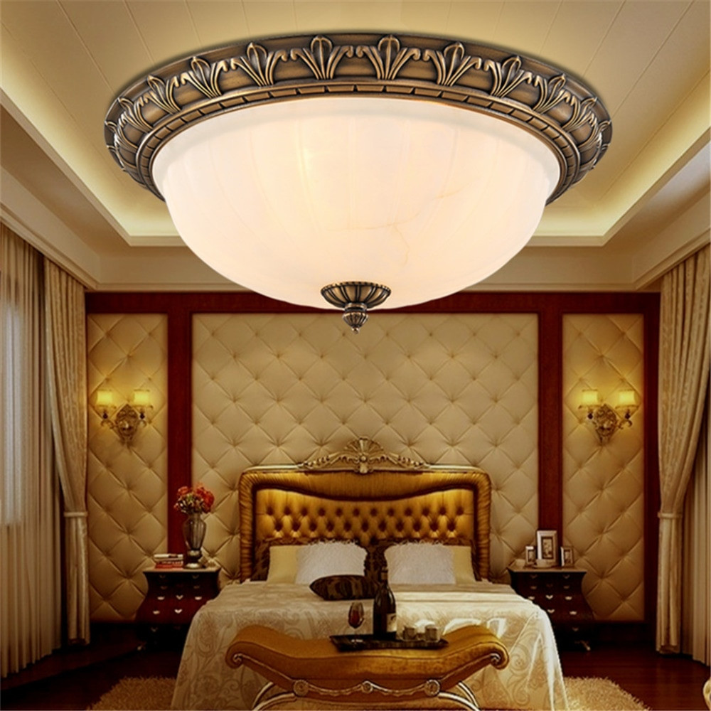 Bedroom Ceiling Light Fixture
 Floureon Brass 4 Light 18inch Ceiling Lamp Home Ceiling