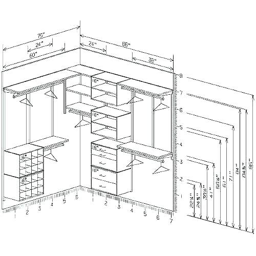 Bedroom Closet Dimensions
 Standard Closet Depth