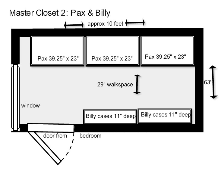 Bedroom Closet Dimensions
 My closet obsession With images