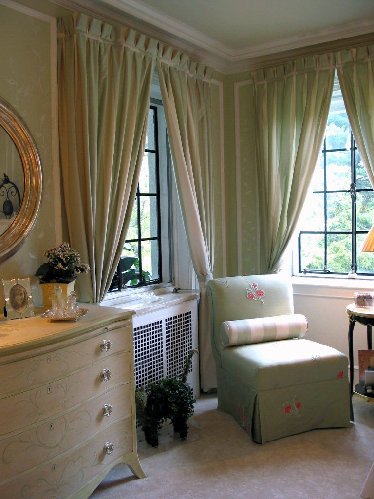 Bedroom Curtain Ideas Small Windows
 bedroom furniture wonderful soft green curtain ideas in