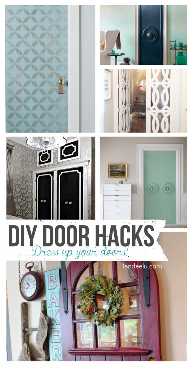 Bedroom Door Decorations DIY
 DIY Interior Door Hacks