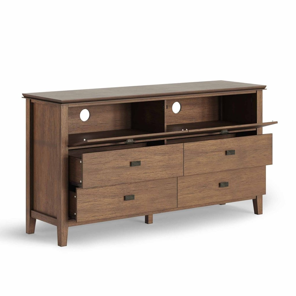 Bedroom Media Cabinet
 Artisan Bedroom Dresser and Media Cabinet – Simpli Home