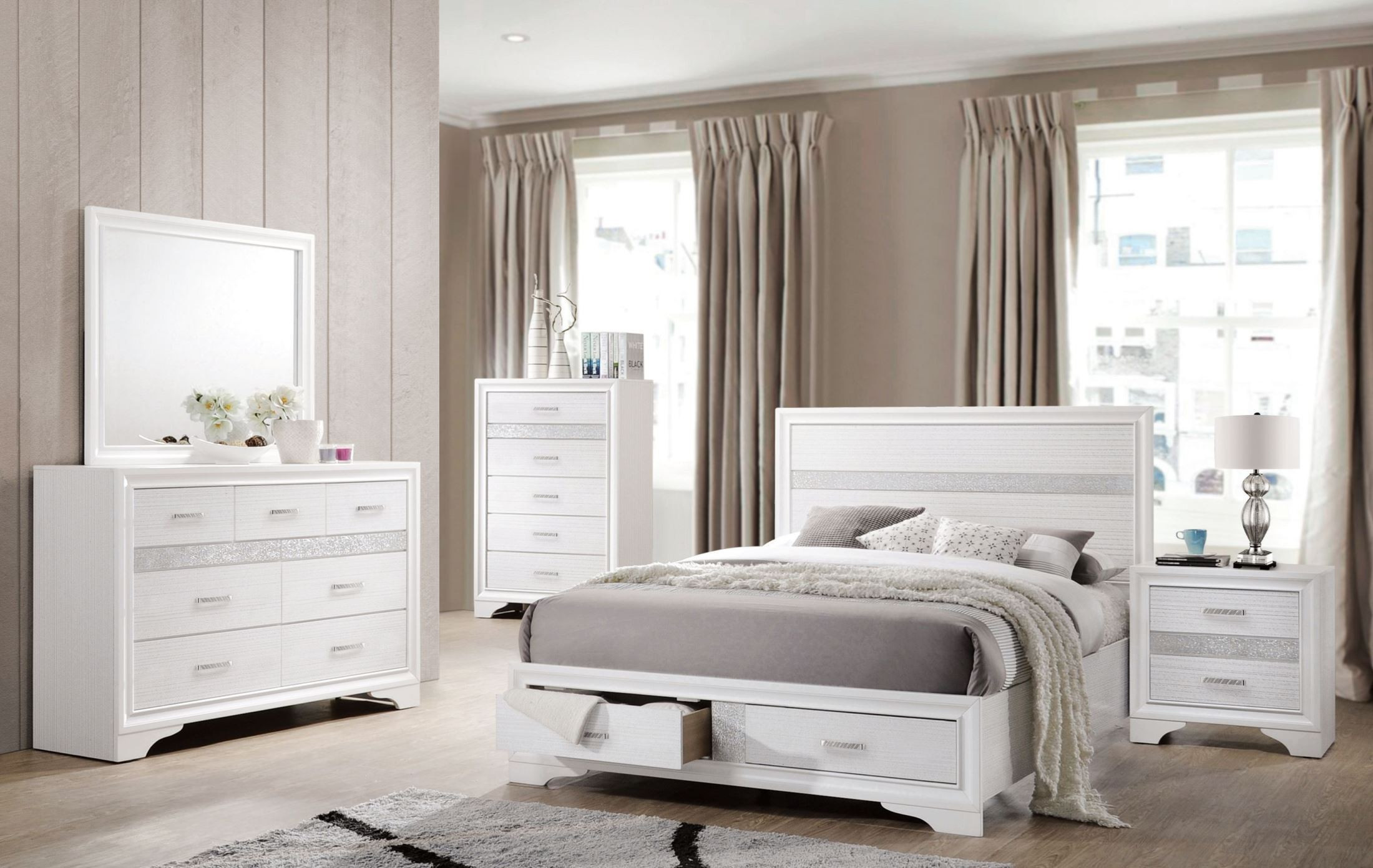 miranda white storage platform bedroom set Bedroom Set With Storage
Miranda White Storage Platform Bedroom Set from Coaster