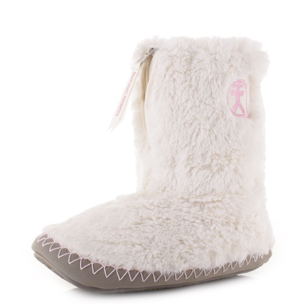 Bedroom Shoes For Womens
 Womens Bedroom Athletics Monroe Cream Moonrock Faux Fur