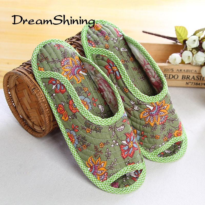 Bedroom Shoes Womens
 DreamShining Cute Floral Winter Women Home Slippers For