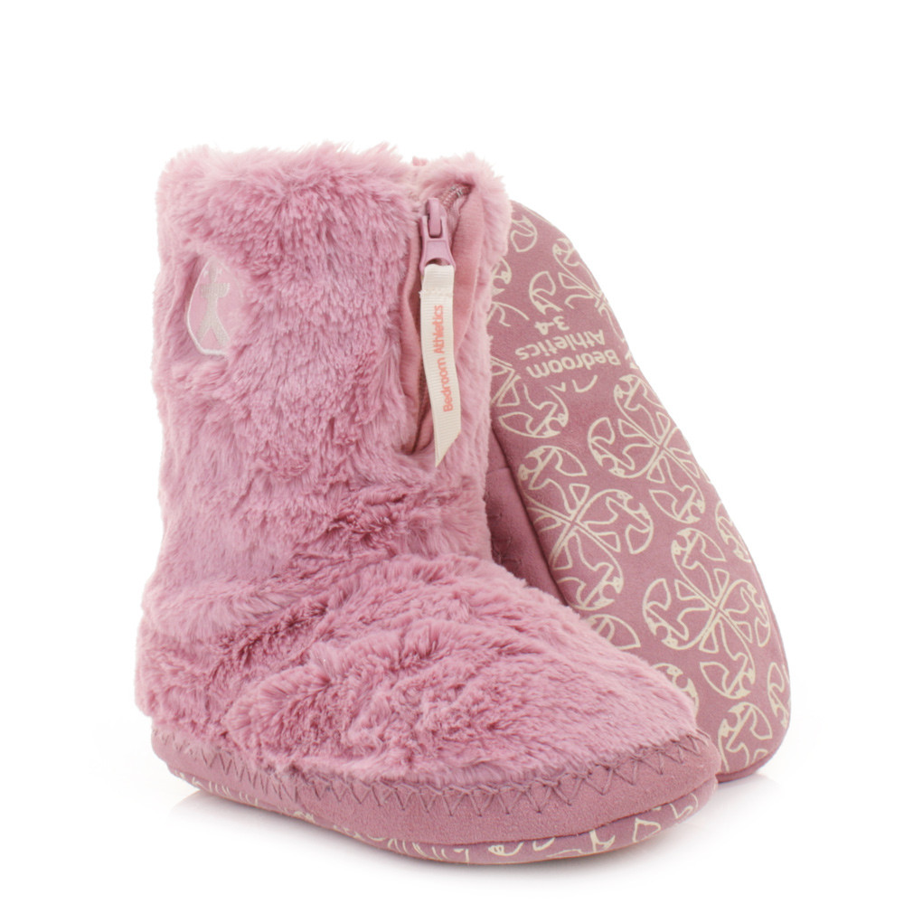 Bedroom Shoes Womens
 WOMENS GIRLS BEDROOM ATHLETICS MARILYN PINK FAUX FUR