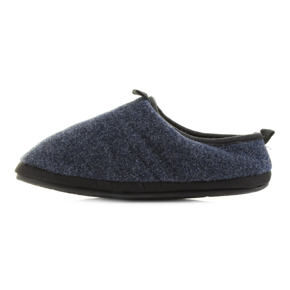 Bedroom Slippers Mens
 Mens Bedroom Athletics Travolta Navy Fleece Lined Mule