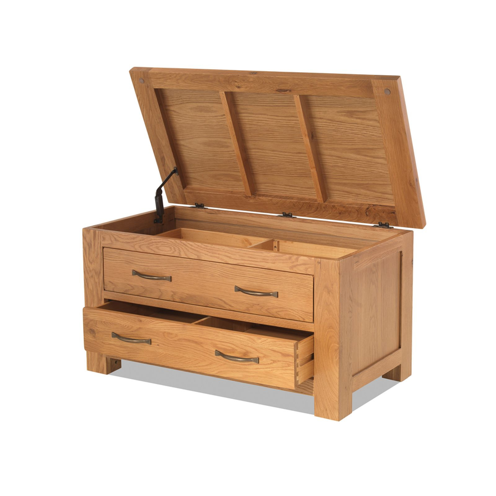 Bedroom Storage Boxes
 Oregon solid oak bedroom furniture blanket storage box