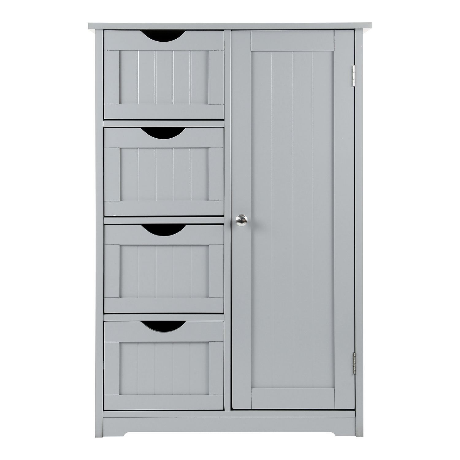 Bedroom Storage Cabinets
 Grey Wooden Bathroom Cabinet Shelf Cupboard Bedroom