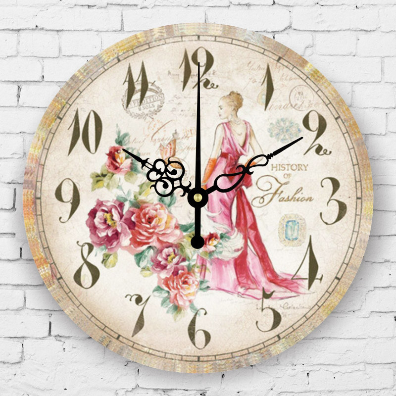 Bedroom Wall Clock
 Europe style bedroom decor watch wall absolutely silent