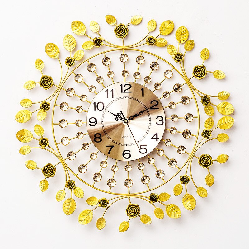 Bedroom Wall Clock
 Wall Clocks Modern minimalist elegant Rose Watch Clock