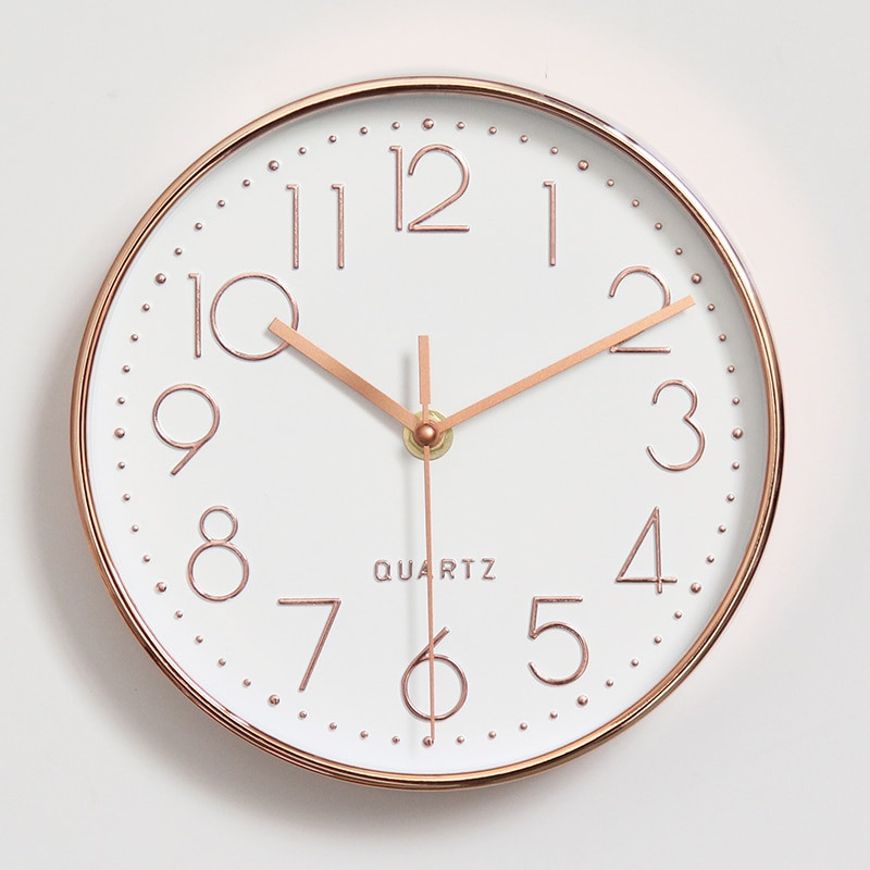Bedroom Wall Clock
 20cm Quartz Wall Clock Plastic Antique Designer Watches