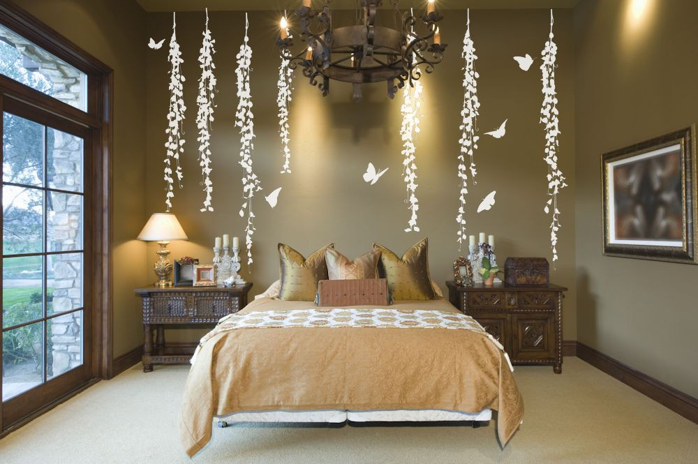 Bedroom Wall Decals
 Hanging Vines Decorative Wall Decals Removable