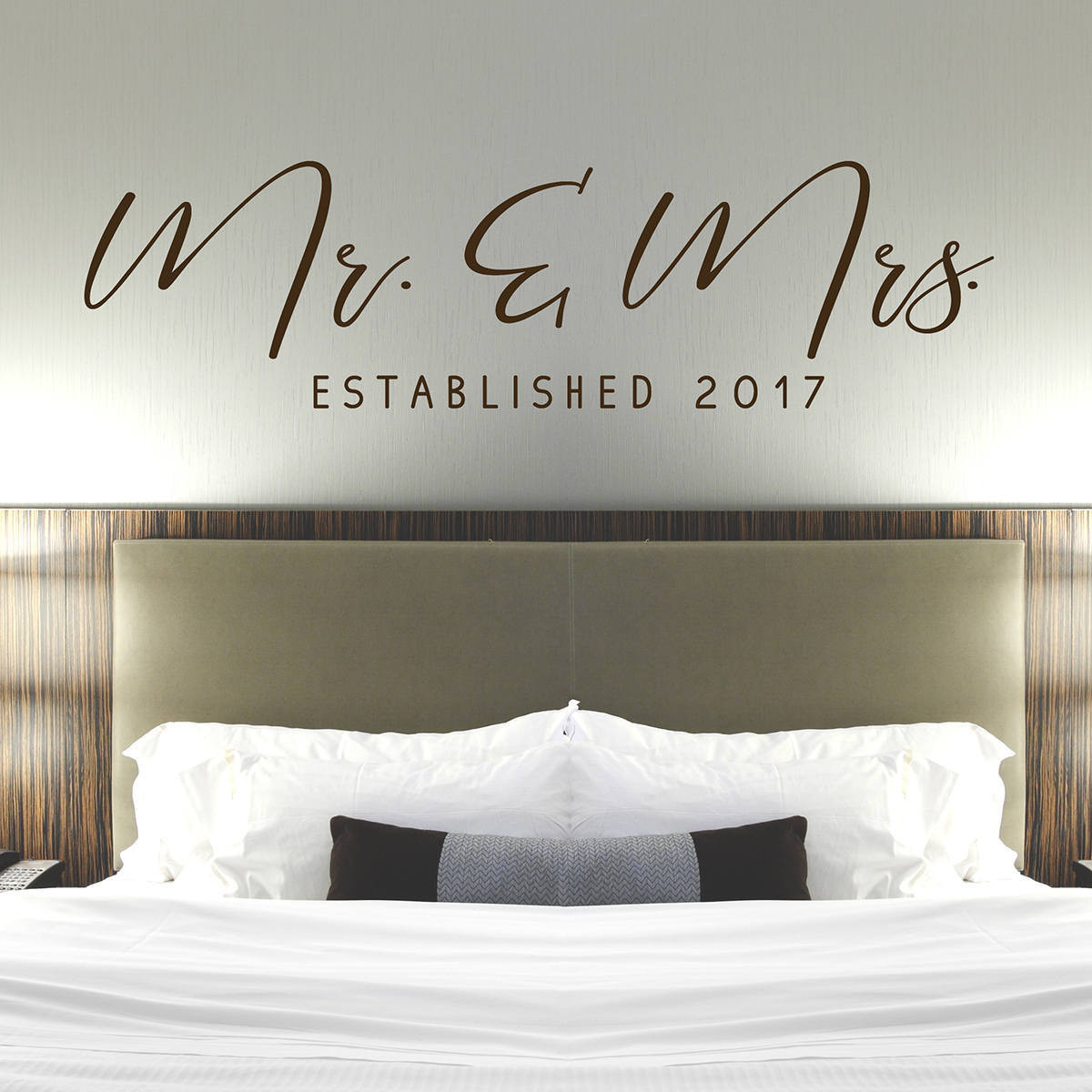 Bedroom Wall Decals
 Mr & Mrs Wall Decal Master Bedroom Wall Decor