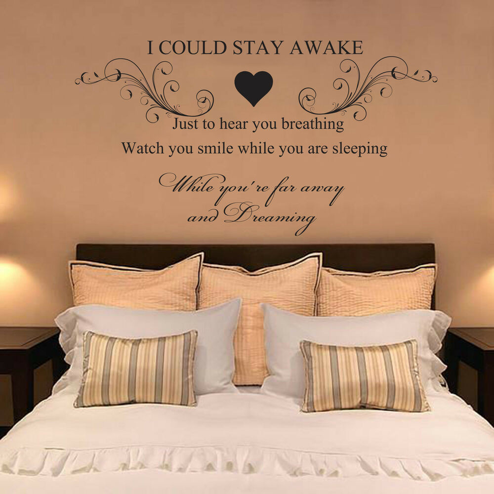 Bedroom Wall Decals
 AEROSMITH BREATHING Quote Vinyl Wall Art Sticker Decal