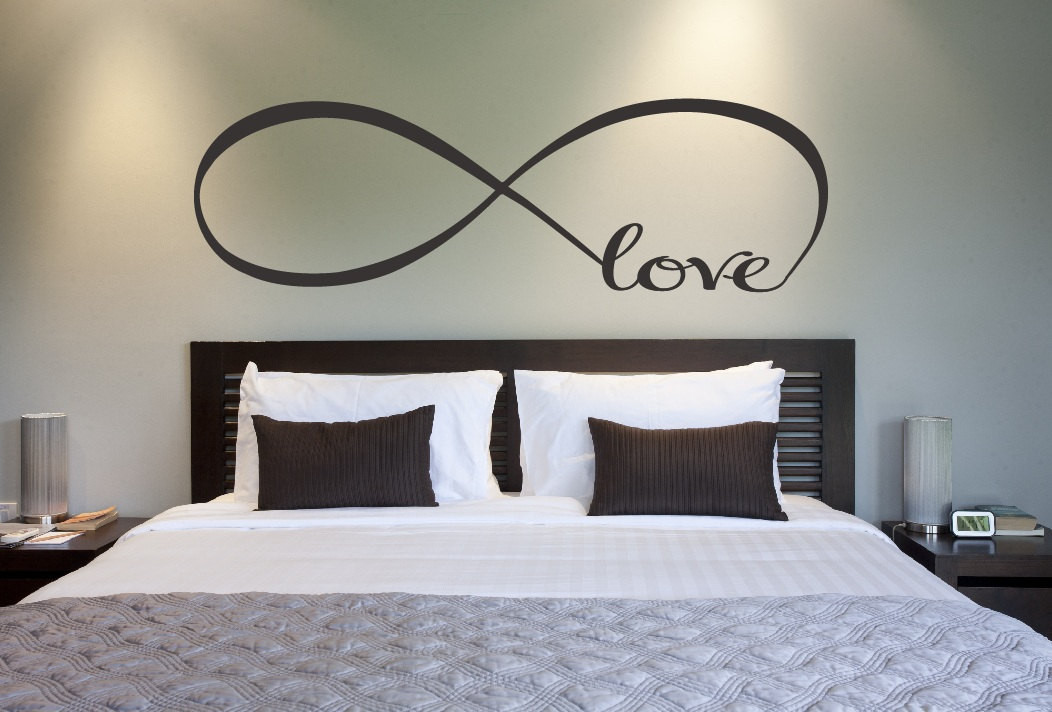 Bedroom Wall Decals
 Love Infinity Symbol Bedroom Wall Decal Love Decor Love