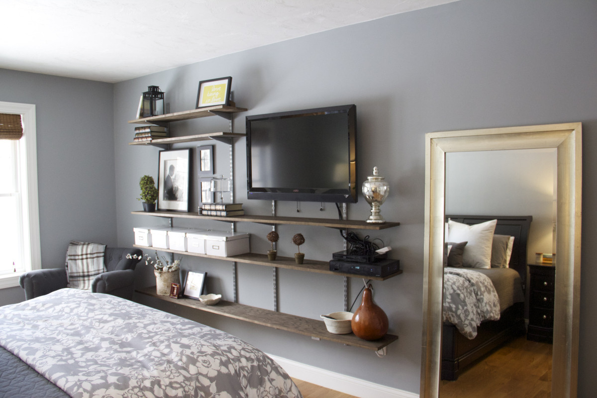 Bedroom Wall Shelves
 Interior Furniture Bedroom Shelves Design Ideas Tv Wall