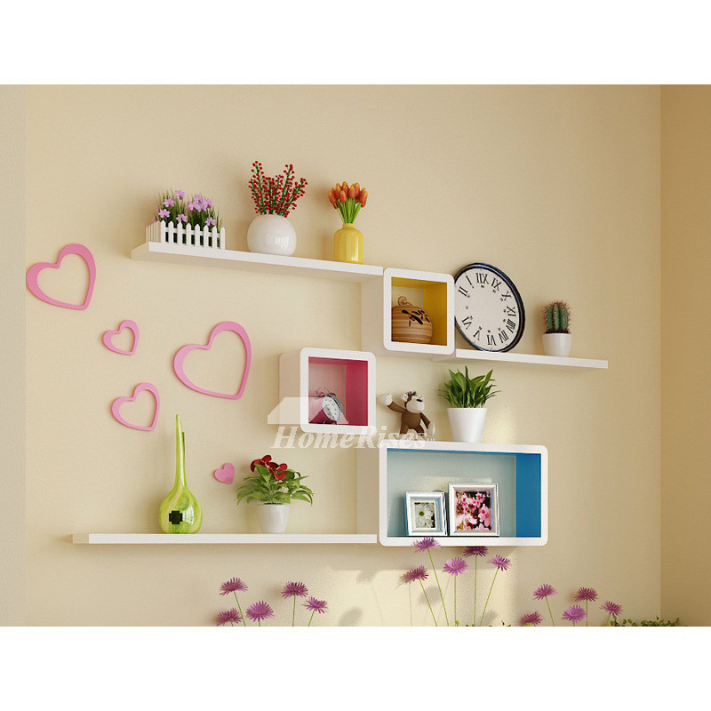 Bedroom Wall Shelves
 Bedroom Wall Shelves Decorative Wooden Square Unique