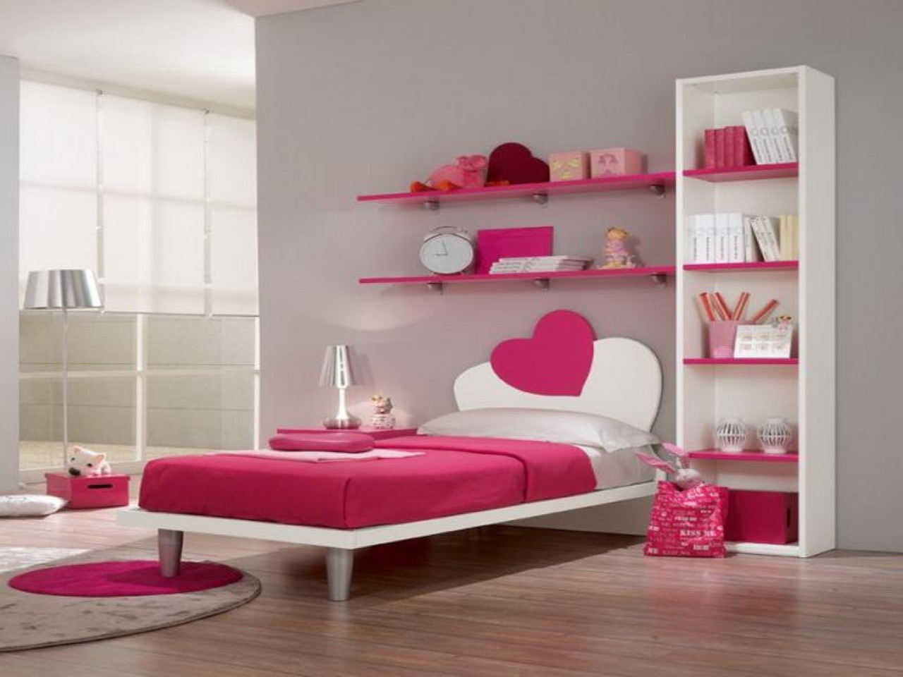 Bedroom Wall Shelves
 Minimalist Design Girl Bedroom Ideas Amaza Design