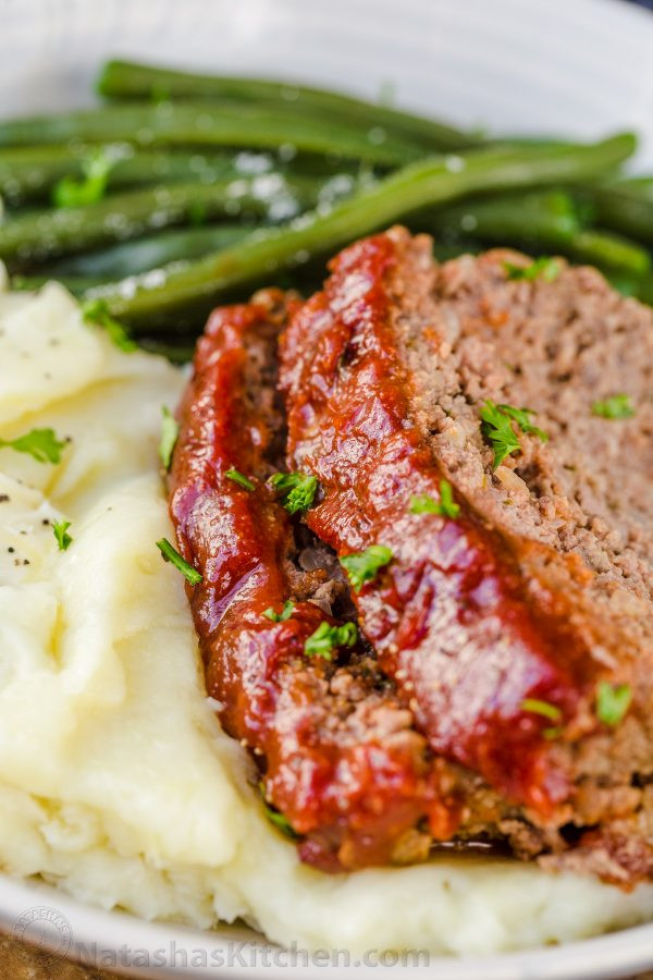 Beef Meatloaf Recipe
 Meatloaf Recipe with the Best Glaze NatashasKitchen