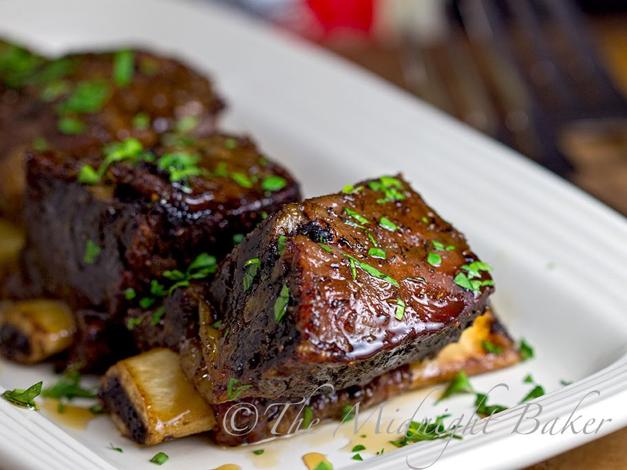 Beef Ribs Recipe Slow Cooker
 Slow Cooker Maple Glazed Short Ribs The Midnight Baker