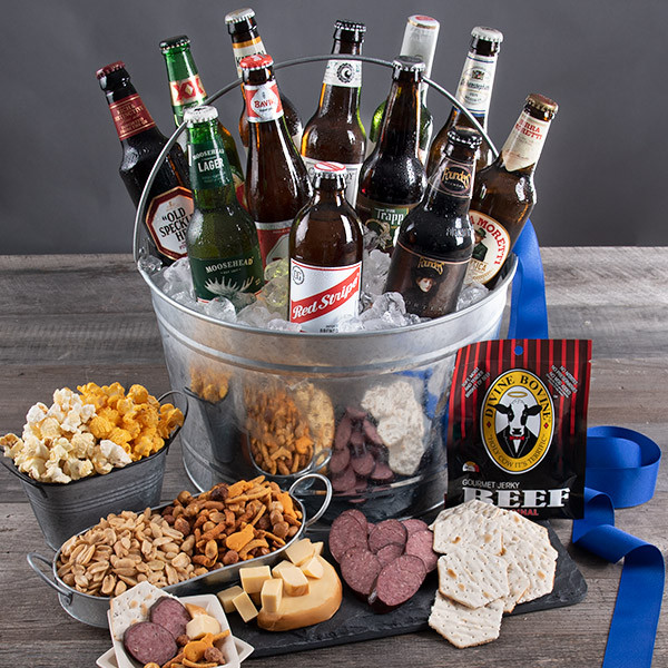 Beer Gift Baskets Ideas
 Alcohol Gift Basket With Beer by GourmetGiftBaskets
