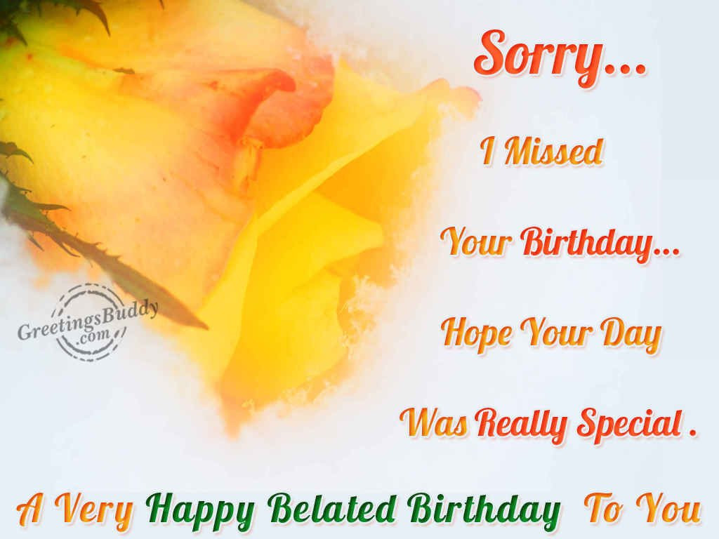 Belated Birthday Wishes Images
 belated birthday wishes Free