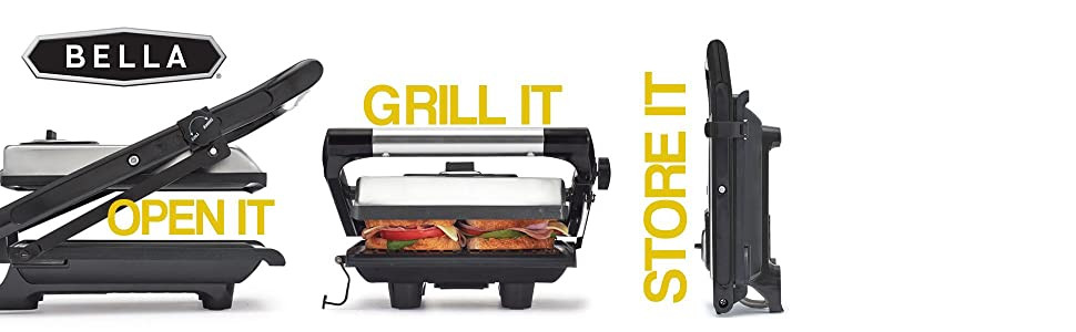 Bella 13267 Panini Grill
 Amazon BELLA Electric Panini Maker Press and