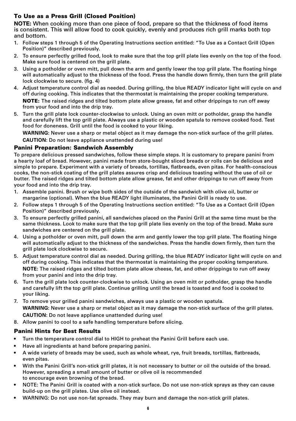 Bella 13267 Panini Grill
 BELLA Panini Maker User Manual