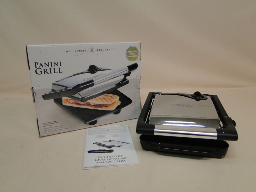 Bella 13267 Panini Grill
 Sensio Bella Cucina Nonstick Panini Grill Easy ro