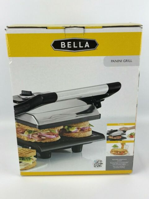 Bella 13267 Panini Grill
 BELLA NON STICK PANINI GRILL STAINLESS STEEL for sale