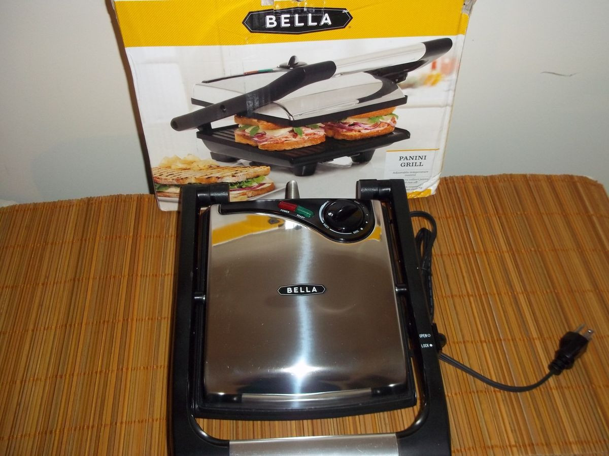 Bella 13267 Panini Grill
 BELLA CUCINA PANINI MAKER GRILL SANDWICH PRESS NON