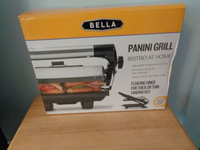 Bella 13267 Panini Grill
 NEW BELLA PANINI GRILL HOME BISTRO HOUSEHOLD ITEM