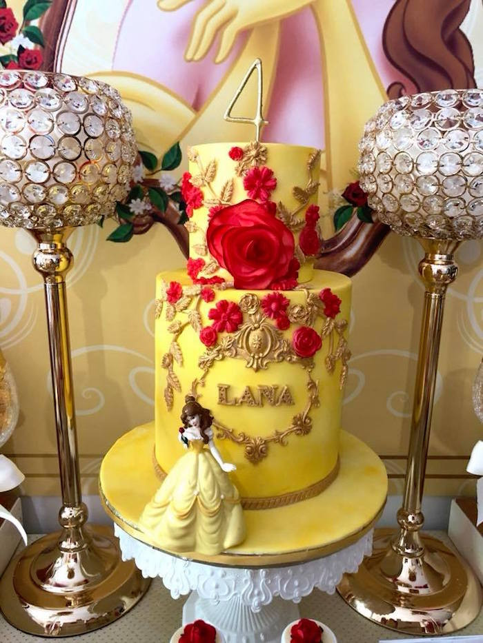 Belle Birthday Party
 Kara s Party Ideas Princess Belle Beauty & the Beast