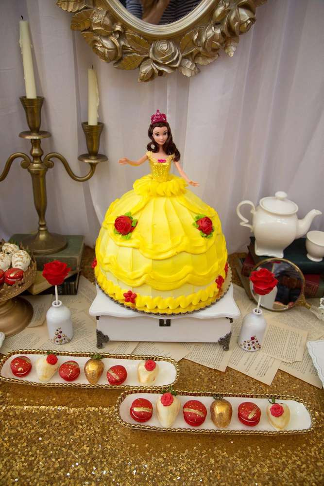 Belle Birthday Party
 Belle Beauty and the Beast Birthday Party Ideas