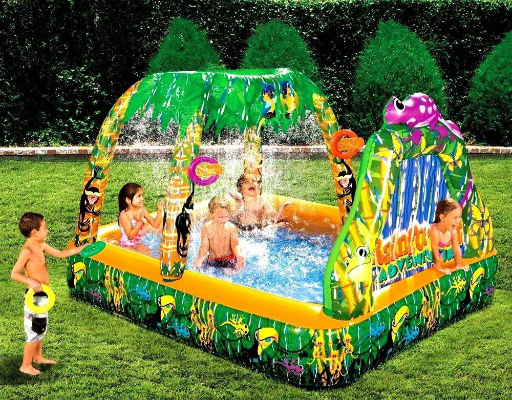 Best Backyard Water Toys
 Inflatable Water Swimming Pool Backyard Garden Rain Forest