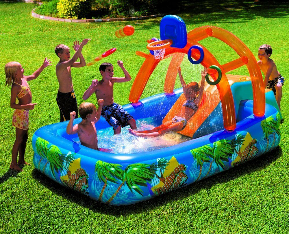 Best Backyard Water Toys
 Inflatable Water Park Slide Pool mercial Bounce House