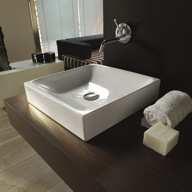 Best Bathroom Sinks
 WS Bath Collections Cento 3544 Counter Top Ceramic Sink 17