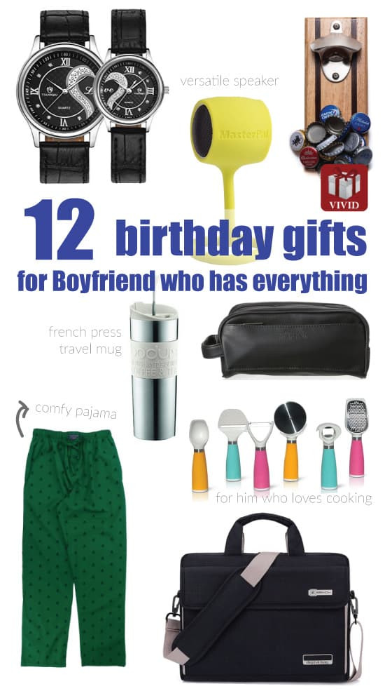 Best Birthday Gifts For Boyfriend
 12 Best Birthday Gift Ideas for Boyfriend Who Has