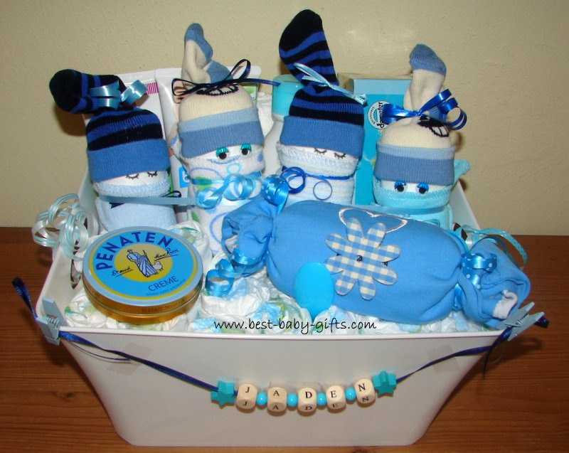 Best Boy Baby Gifts
 Newborn Baby Gift Baskets how to make a unique baby t