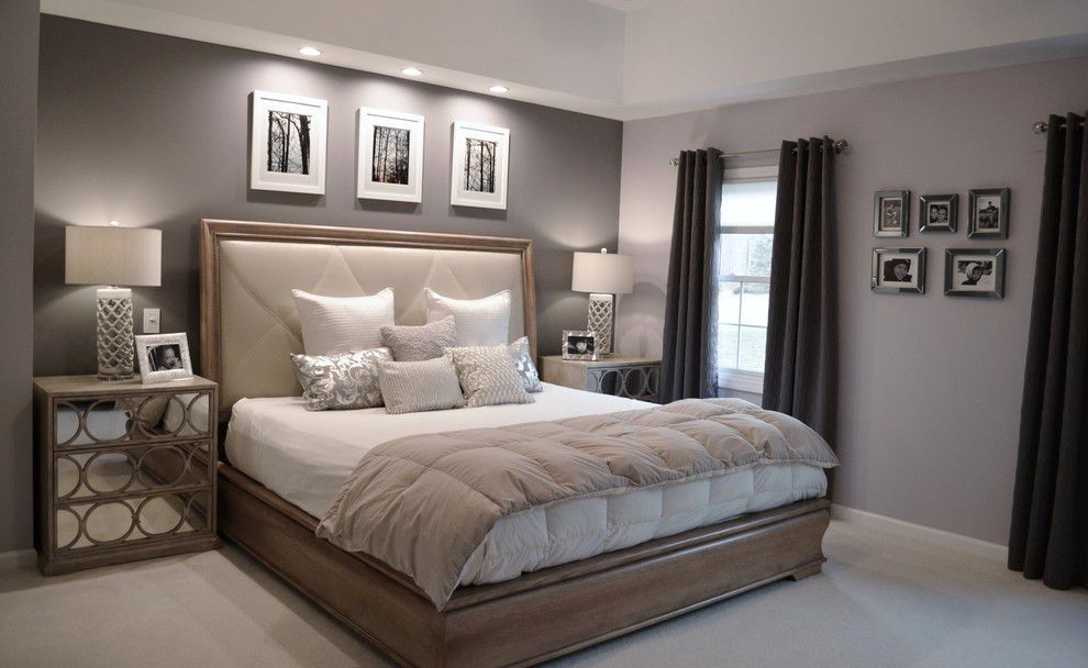 Best Color For Master Bedroom
 Ben Moore Violet Pearl Modern Master Bedroom Paint