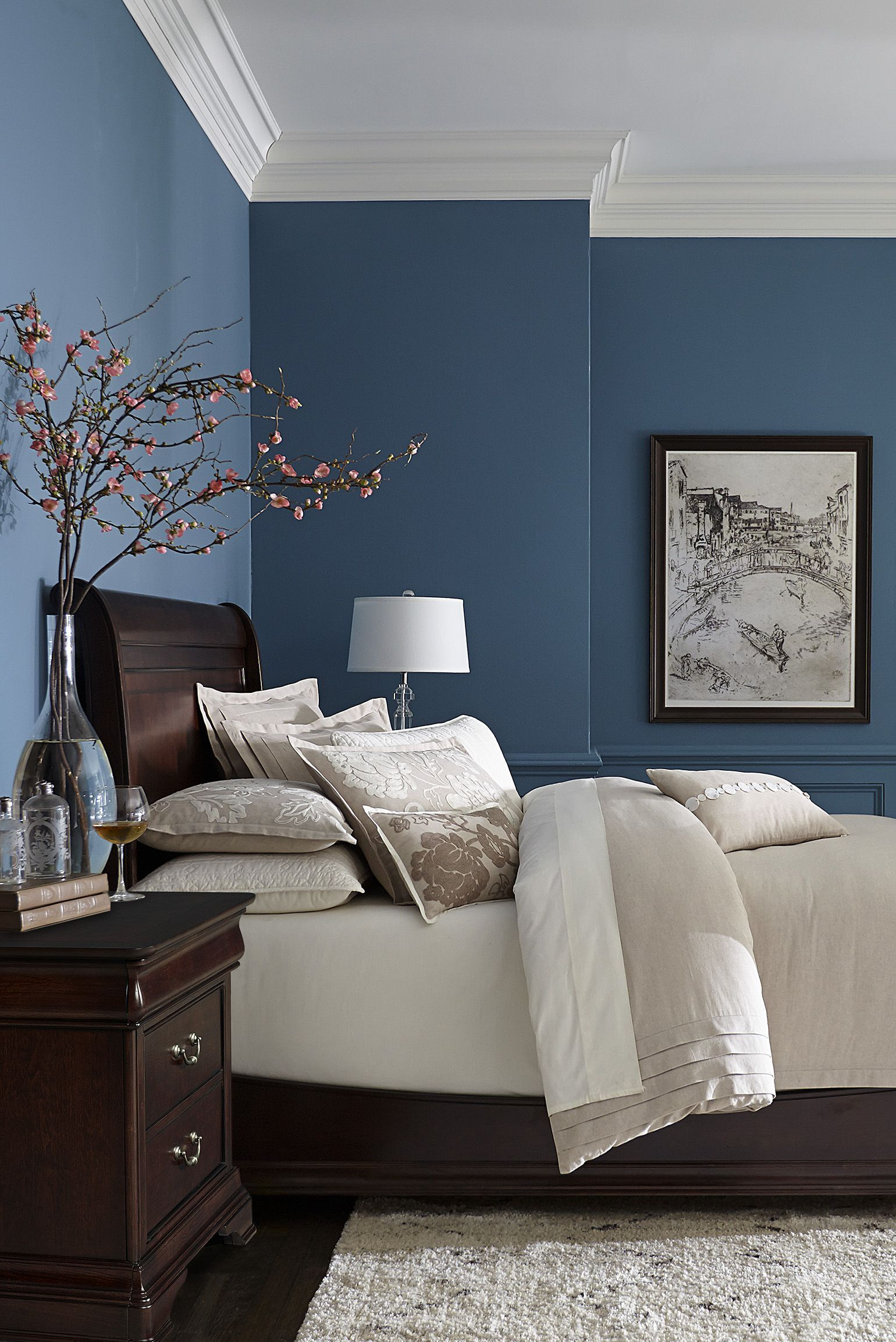 Best Colors For Bedroom Walls
 Made with hardwood solids with cherry veneers and walnut