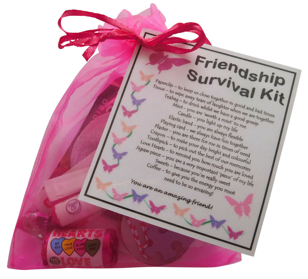 Best Friend Birthday Gifts
 Friendship BFF Best Friend Survival kit t unique